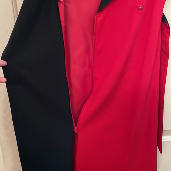 Calvin Klein red apple dress with black details size 8 like new - Picture 8 of 14